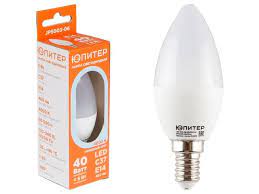 Лампа светодиодная С37 Свеча 5 Вт