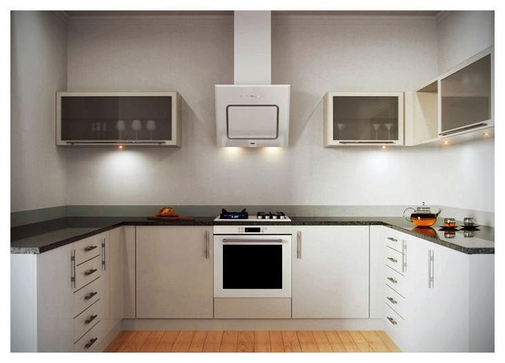Белая Встроенная Кухня Фото