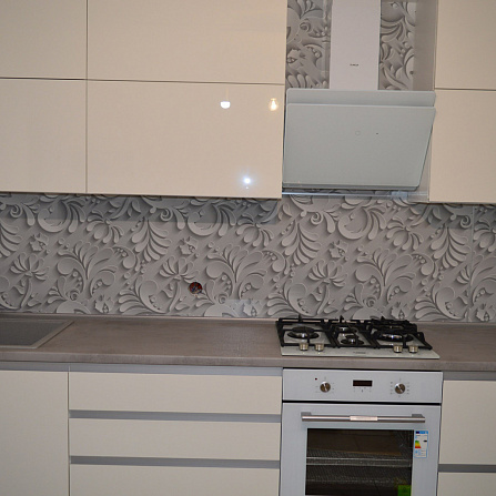 Вытяжка для кухни Dach Aura White, белая газовая варочная поверхность Exiteq